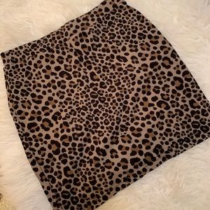 Cheetah Stretchy Mini Skirt